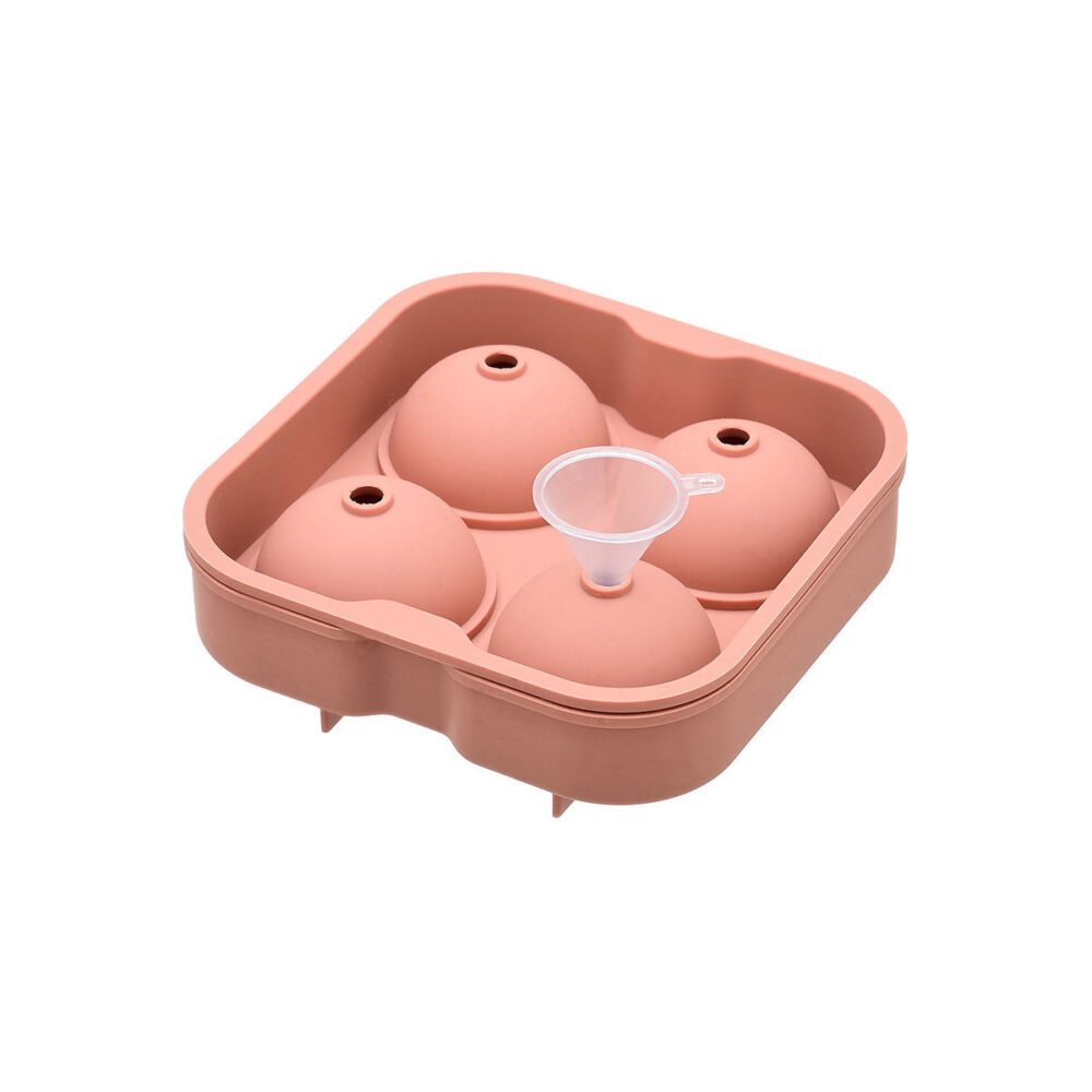 ESTIA ΠΑΓΟΘΗΚΗ ΣΙΛΙΚΟΝΗΣ 4 ΘΕΣΕΩΝ ΣΦΑΙΡΙΚΟ ΣΧΗΜΑ ROTTEN APPLE