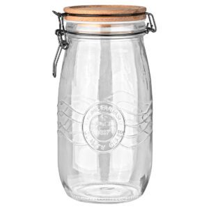 ESTIA ΔΟΧΕΙΟ ΑΠΟΘΗΚΕΥΣΗΣ ALLURE ΓΥΑΛΙΝΟ 2000ml ΜΕ ΚΛΙΠ ΚΑΠΑΚΙ