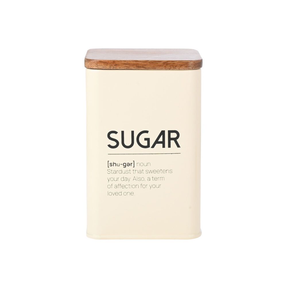 ESTIA ΔΟΧΕΙΟ ΓΙΑ ΖΑΧΑΡΗ ALLURE ΜΕΤΑΛΛΙΚΟ 10x14cm IVORY