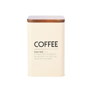 ESTIA ΔΟΧΕΙΟ ΓΙΑ ΚΑΦΕ ALLURE ΜΕΤΑΛΛΙΚΟ 10x14cm IVORY