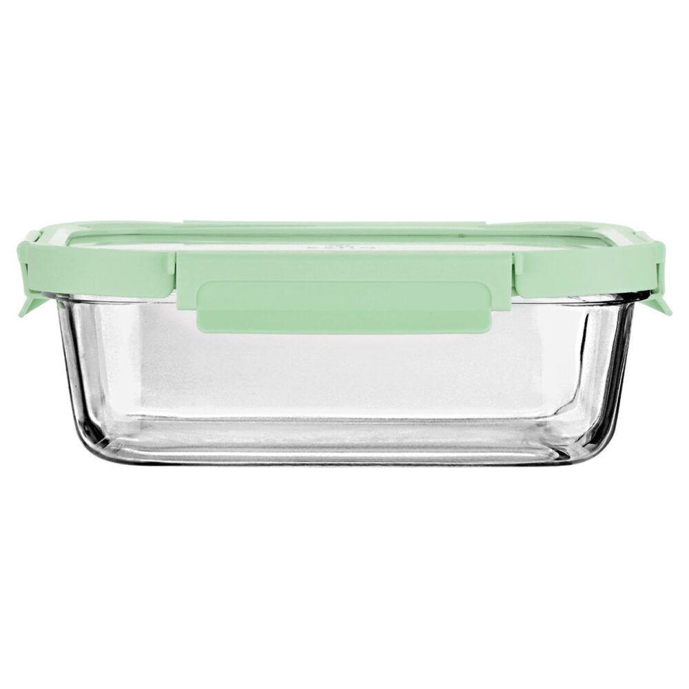 ESTIA ΦΑΓΗΤΟΔΟΧΕΙΟ CLICK&SEAL ΓΥΑΛΙΝΟ 1520ml 24.1x18.2x8.1cm ΜΕ ΚΑΠΑΚΙ ΠΛΑΣΤΙΚΟ MINT