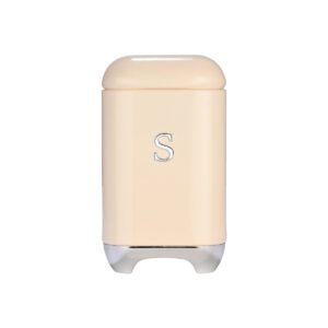 ESTIA ΔΟΧΕΙΟ ΓΙΑ ΖΑΧΑΡΗ EPOQUE ΜΕΤΑΛΛΙΚΟ 11x18.8cm ΚΡΕΜ