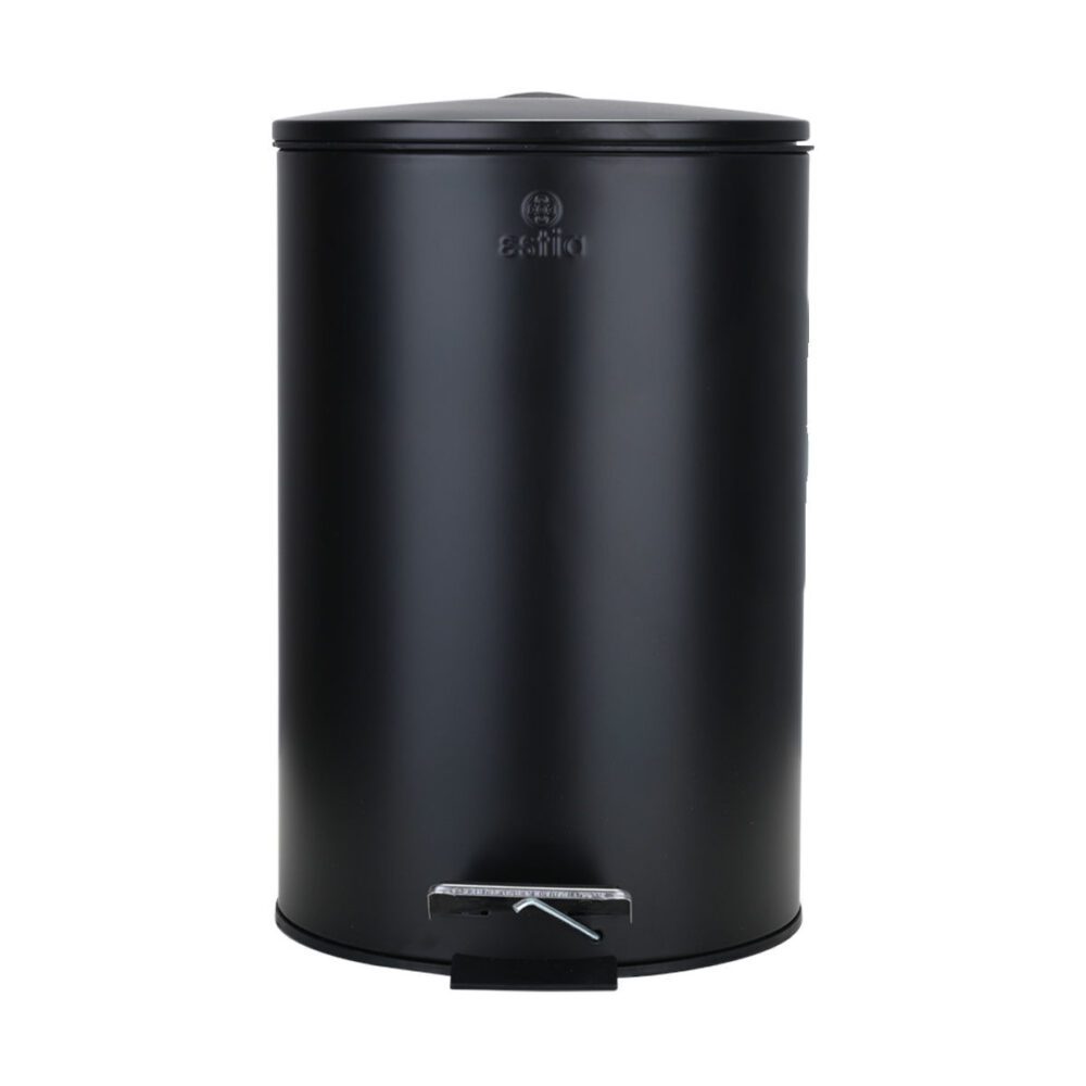 ESTIA ΧΑΡΤΟΔΟΧΕΙΟ ΜΠΑΝΙΟΥ CLASSIC SOFT CLOSE 12lt ΜΑΤ ΜΑΥΡΟ