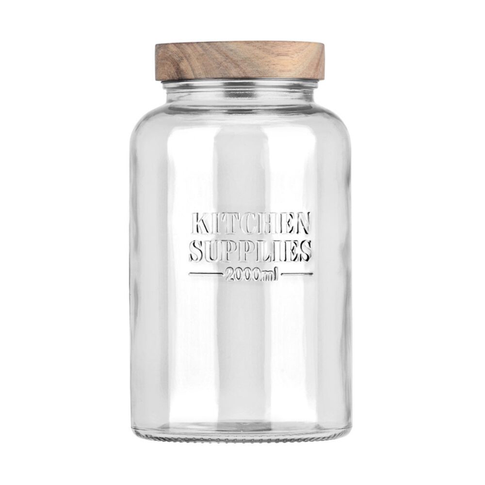 ESTIA ΔΟΧΕΙΟ ΑΠΟΘΗΚΕΥΣΗΣ ALLURE ΓΥΑΛΙΝΟ 2000ml 12x12x21.6cm