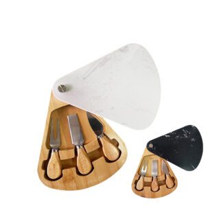 ΜΑΧΑΙΡΙΑ ΤΥΡΙΟΥ ΣΕΤ3 ΑΝΟΞΕΙΔ. ΜΕ ΛΑΒΗ BAMBOO ΚΑΙ ΔΙΣΚΟ ΚΟΠΗΣ 22.8X18.8ΕΚ