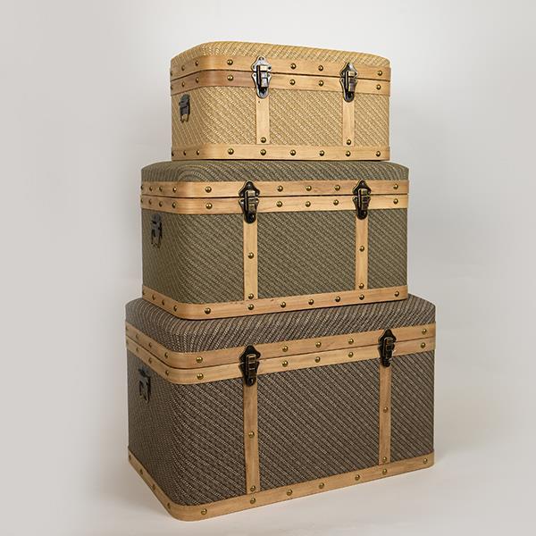 S/3 ΜΠΑΟΥΛΑ ΚΑΦΕ-ΜΠΕΖ-ΛΑΔΙ  70x44x42, 60x37x34 ,50x28x26cm