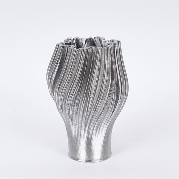 ΒΑΖΟ ΠΟΡΣΕΛΑΝΙΝΟ 3D ΑΣΗΜΙ 15.5x15.5x22cm