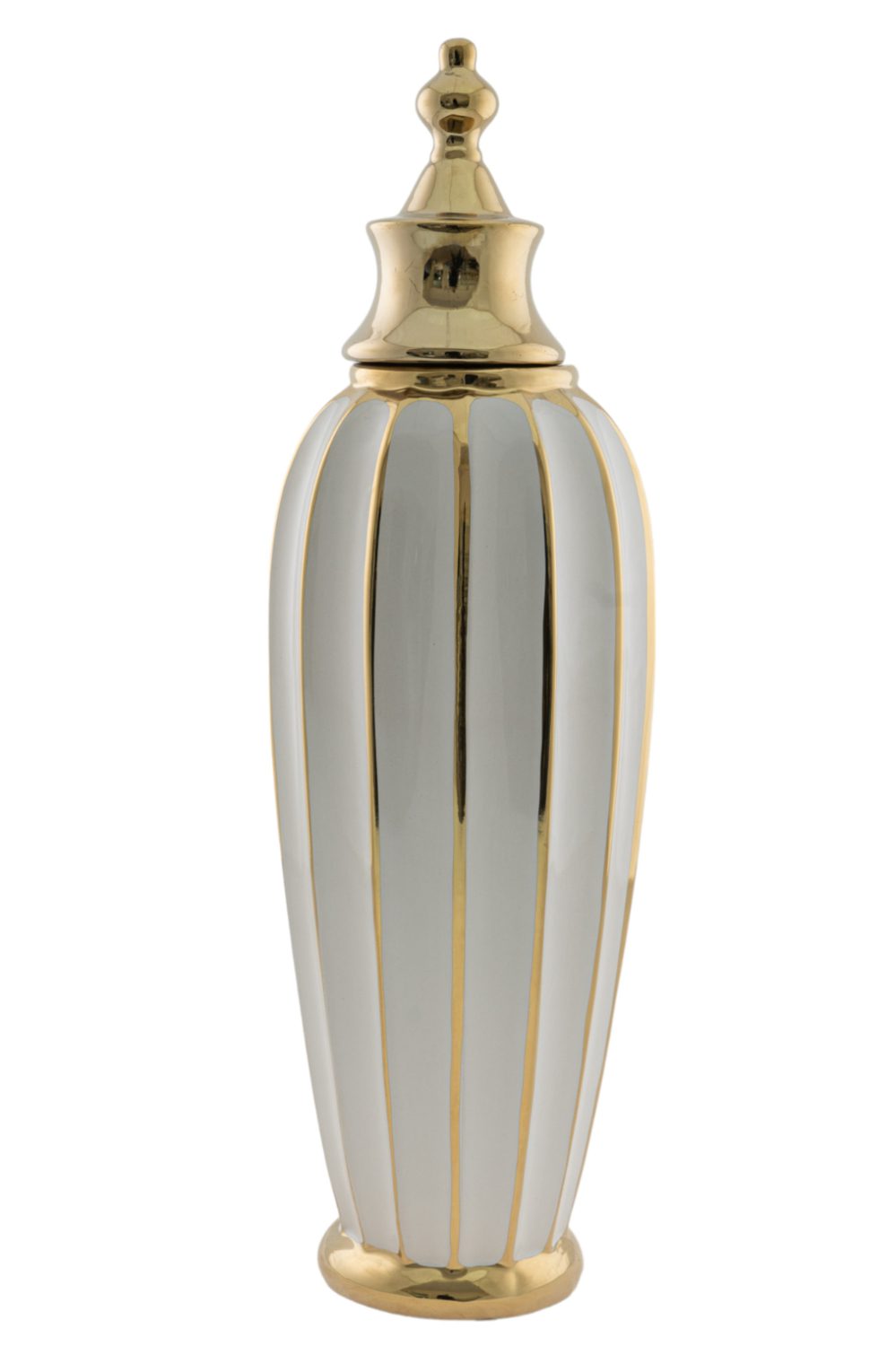 ΚΕΡΑΜΙΚΟ ΒΑΖΟ ΛΕΥΚΟ ΧΡΥΣΟ 15Χ49ΕΚ