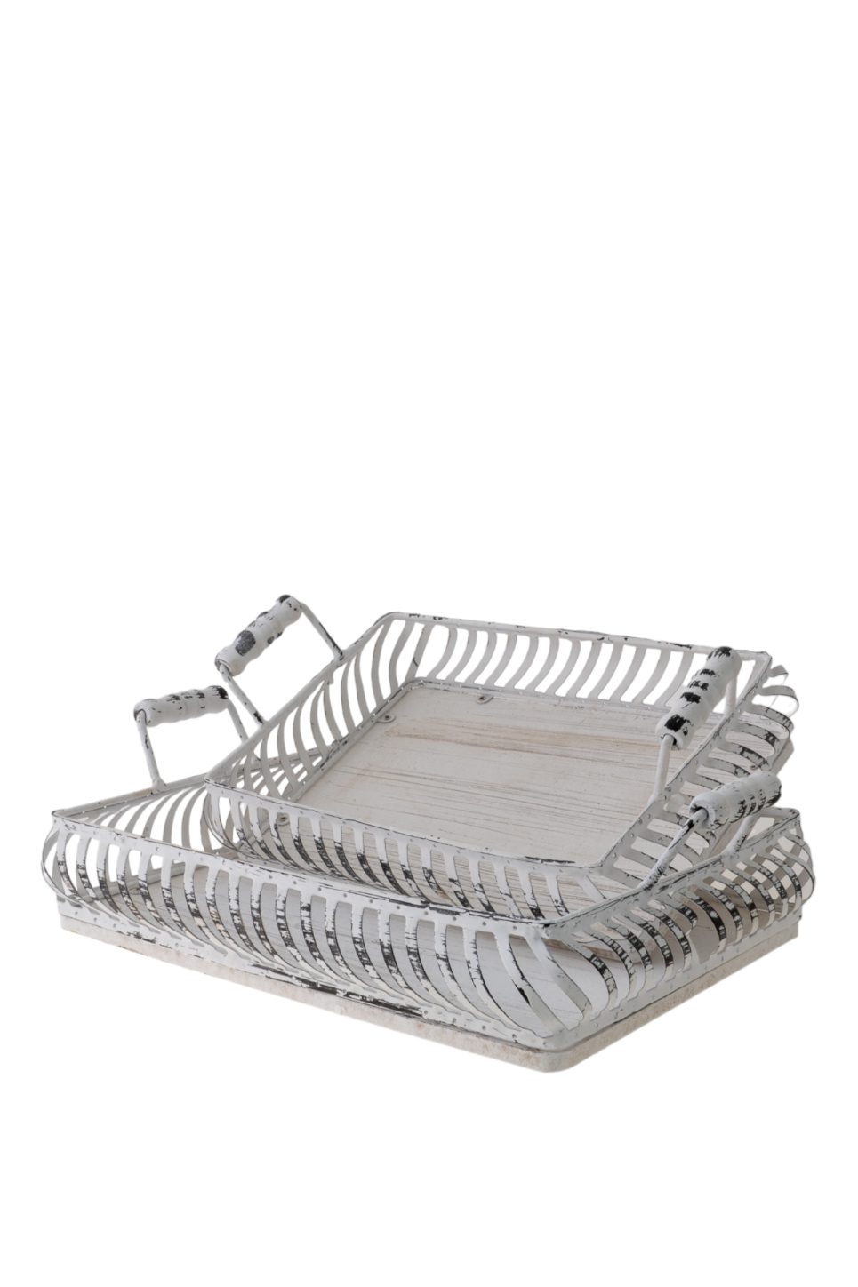 ΔΙΣΚΟΙ ΞΥΛΟ ΜΕ ΜΕΤΑΛΛΟ ΣΕΤ 2  41Χ27Χ10,5ΕΚ ΚΑΙ 36Χ22Χ10ΕΚ