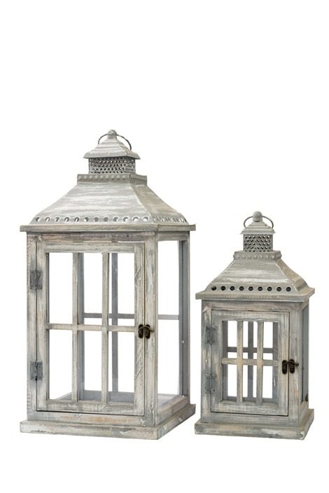 ΞΥΛΙΝΑ ΦΑΝΑΡΙΑ ΣΕΤ2 ΟΡΘΟΓΩΝΙΑ ΓΚΡΙ  28Χ28Χ60ΕΚ ΚΑΙ 21Χ21Χ42,5ΕΚ