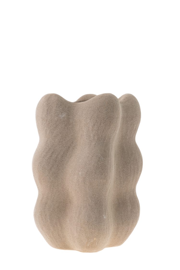 ΔΙΑΚΟΣΜΗΤΙΚΟ ΒΑΖΟ ΚΕΡΑΜΙΚΟ ΚΑΣΠΟ ΜΠΕΖ ΚΑΦΕ 17,8Χ17,8Χ24,5ΕΚ