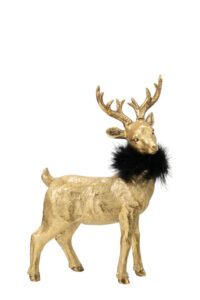 ΧΡΙΣΤΟΥΓΕΝΝΙΑΤΙΚΟΣ ΠΟΛΥΕΣΤΕΡΙΚΟΣ  ΤΑΡΑΝΔΟΣ ΟΡΘΙΟΣ  ΧΡΥΣΟΣ ΜΕ ΜΑΥΡΟ ΠΟΥΠΟΥΛΟ   16Χ7,5Χ24,5ΕΚ