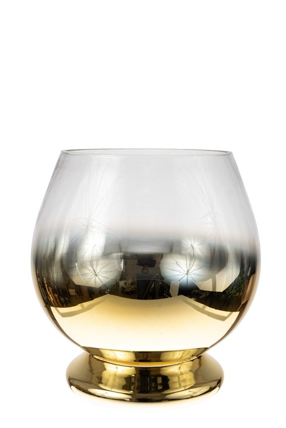 ΔΙΑΚΟΣΜΗΤΙΚΟ ΧΕΙΡΟΠΟΙΗΤΟ ΓΥΑΛΙΝΟ ΒΑΖΟ ΓΙΑ ΚΕΡΙ ΧΡΥΣΟ 23Χ23Χ25ΕΚ