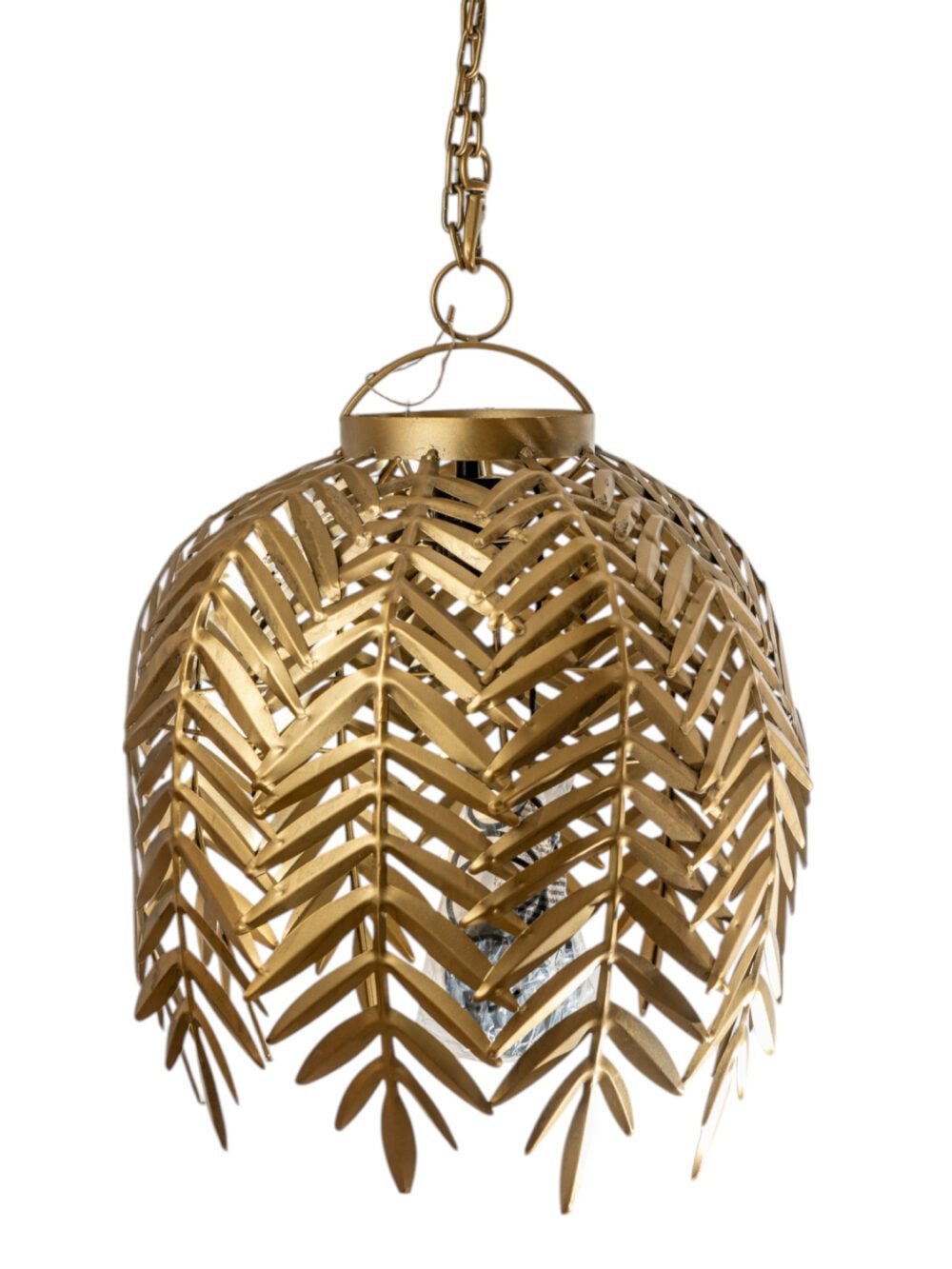 ΜΕΤΑΛΛΙΚΟ Φως ΚΡΕΜΑΣΤΟ ΦΥΛΛΑ ΧΡΥΣΑ 59,5Χ59,5Χ55ΕΚ