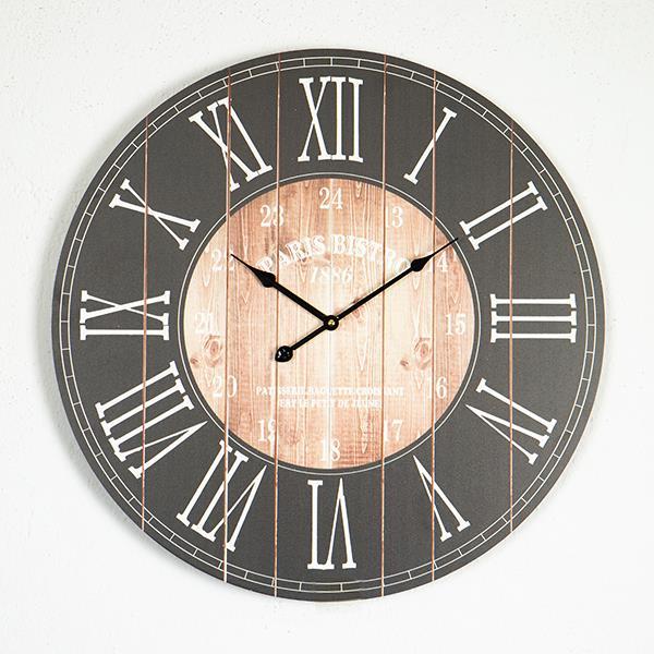 ΡΟΛΟΪ ΤΟΙΧΟΥ ΞΥΛΙΝΟ ΜΑΥΡΟ - ΛΕΥΚΟ - NATURAL 58cm