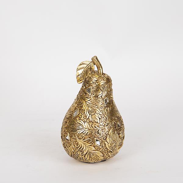 ΔΙΑΚΟΣΜΗΤΙΚΟ, ΑΧΛΑΔΙ, ΧΡΥΣΟ, 10.5x10.5x17.5cm