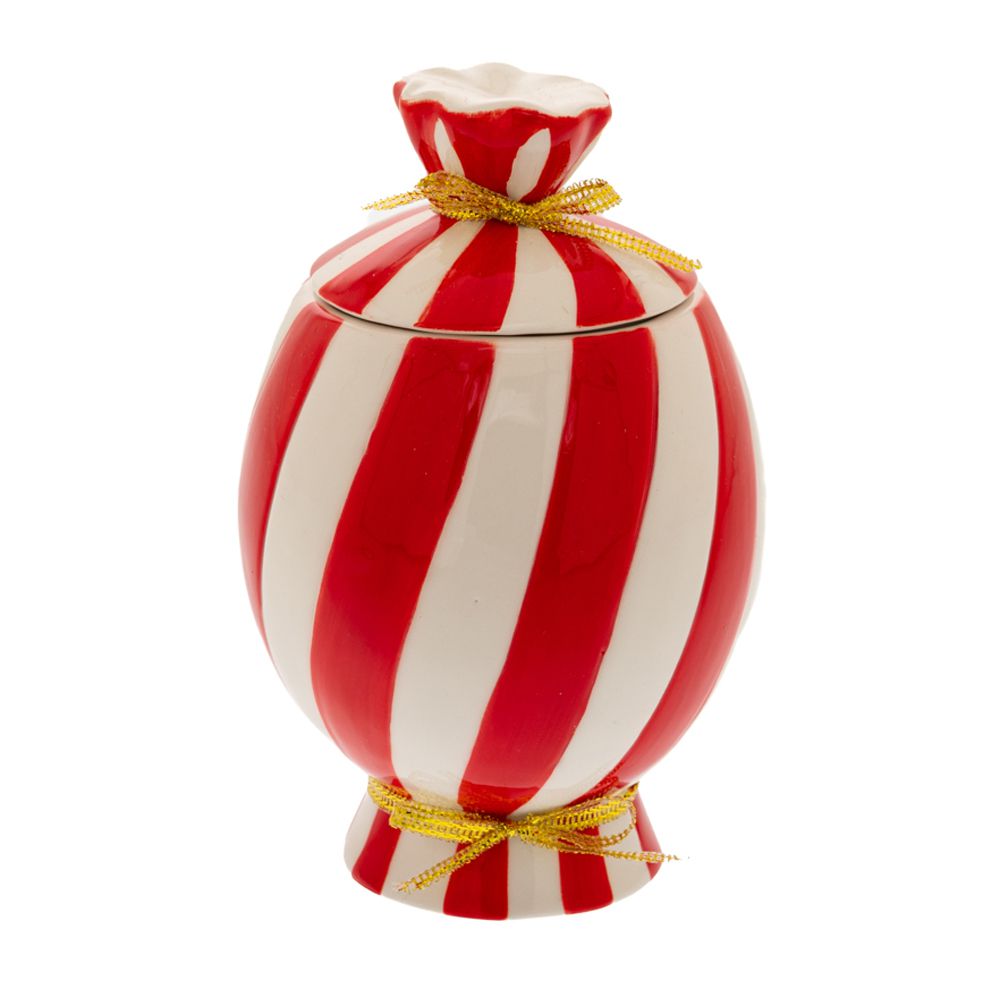 ΚΟΚΚΙΝΗ ΛΕΥΚΗ ΚΕΡΑΜΙΚΗ ΜΠΙΣΚΟΤΙΕΡΑ ΣΕ ΣΧΗΜΑ ΚΑΡΑΜΕΛΑΣ 9Χ9Χ14ΕΚ