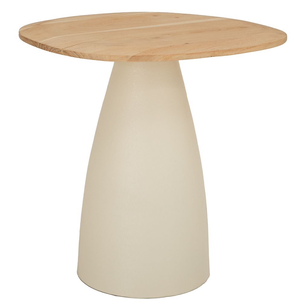 OFF WHITE MUSHROOM ΒΟΗΘΗΤΙΚΟ ΤΡΑΠΕΖΙ 50Χ43Χ50ΕΚ