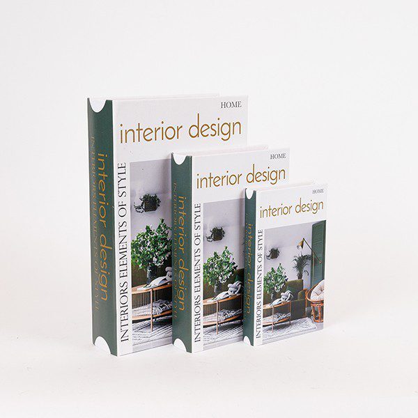 S/3 ΔΙΑΚΟΣΜΗΤΙΚΑ ΚΟΥΤΙΑ, ΞΥΛΙΝΑ, ΛΕΥΚΟ-ΜΠΛΕ, 33x22x7cm