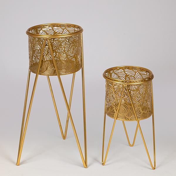 S/2 ΚΑΣΠΩ ΜΕΤΑΛΛΙΚΟ ΧΡΥΣΟ  27x50cm / 21x33cm