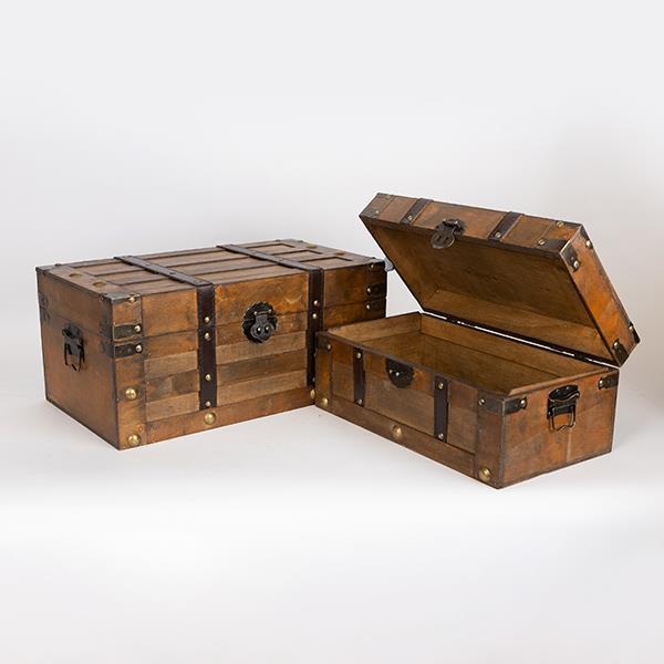 ΜΠΑΟΥΛΑ ΞΥΛΙΝΑ, ΚΑΦΕ, 45x25x20cm, 39x19x15cm