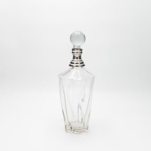 ΚΑΡΑΦΑ ΓΥΑΛΙΝΗ - ΜΕΤΑΛΛΙΚΗ ΑΣΗΜΙ  10x33cm