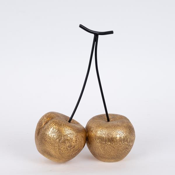 ΔΙΑΚΟΣΜΗΤΙΚΟ ΚΕΡΑΣΙ, ΠΟΛΥΡΕΖΙΝ, ΧΡΥΣΟ - ΜΑΥΡΟ, 18.5x9.3x24.4cm