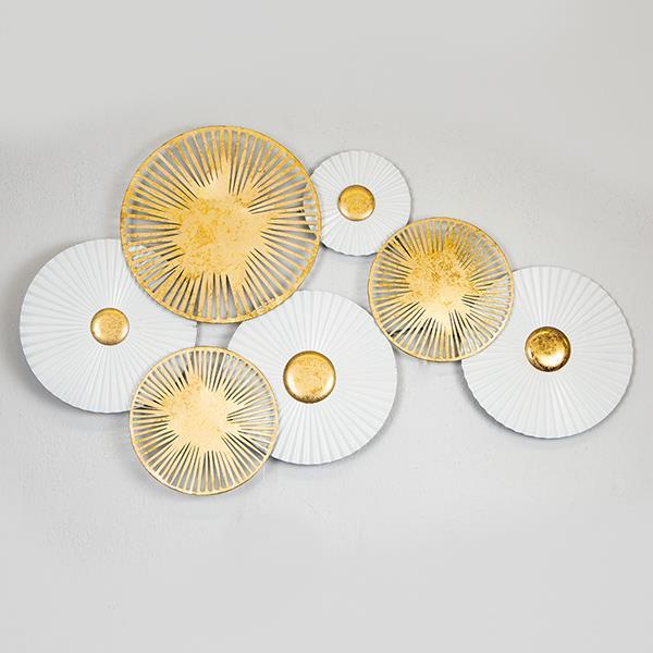 ΔΙΑΚΟΣΜΗΤΙΚΟ ΤΟΙΧΟΥ ΛΕΥΚΟ - ΧΡΥΣΟ 105x64x3cm