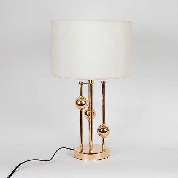 ΕΠΙΤΡΑΠΕΖΙΟ ΦΩΤΙΣΤΙΚΟ ΜΕ ΕΚΡΟΥ ΥΦΑΣΜΑΤΙΝΟ ΚΑΠΕΛΟ ΜΕΤΑΛΛΙΚΟ ΧΡΥΣΟ 30x52.5cm