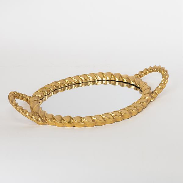 ΔΙΣΚΟΣ ΠΟΛΥΡΕΣΙΝ ΜΕ ΚΑΘΡΕΦΤΗ ΧΡΥΣΟΣ 45.5X4.8X24cm