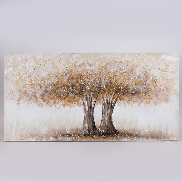 ΠΙΝΑΚΑΣ ΚΑΜΒΑΣ ΔΕΝΤΡΑ ΛΕΥΚΟΣ - ΚΑΦΕ 60x120x3cm