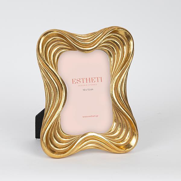 ΚΟΡΝΙΖΑ (10x15) ΠΟΛΥΡΕΖΙΝ ΧΡΥΣΗ 16.8x3.7x21.2cm