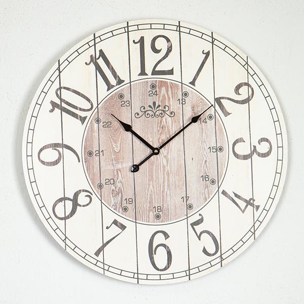 ΡΟΛΟΪ ΤΟΙΧΟΥ ΞΥΛΙΝΟ ΛΕΥΚΟ - NATURAL - ΜΑΥΡΟ 58cm