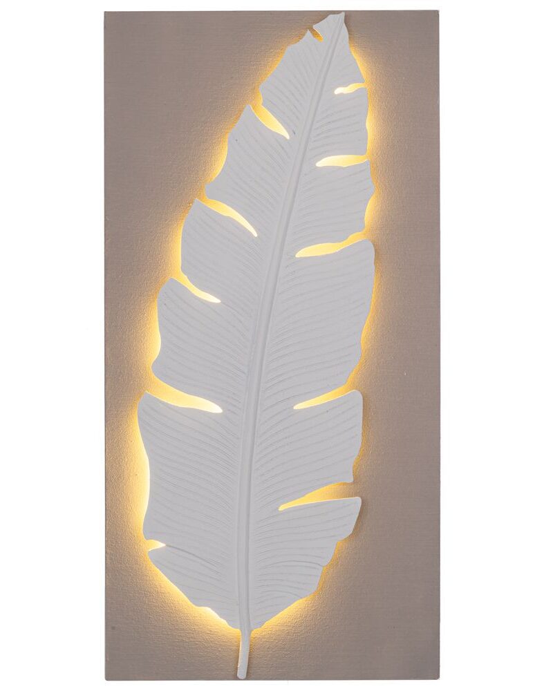 ΠΙΝΑΚΑΣ FEATHER ΕΛΑΙΟΓΡΑΦΙΑ WITH LED LIGHT ΣΕ ΤΥΠΩΜΕΝΟ ΚΑΜΒΑ 70Χ140ΕΚ