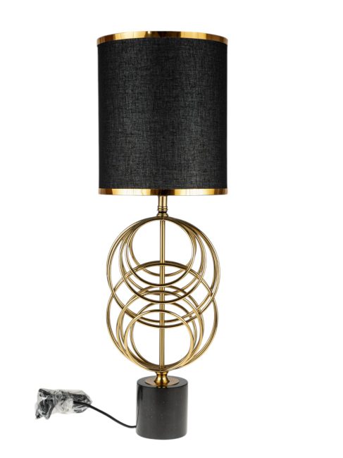 ΠΟΡΤΑΤΙΦ ΧΡΥΣΟ ΜΕ ΜΑΥΡΟ ΚΑΠΕΛΟ ΚΑΙ ΧΡΥΣΕΣ ΡΙΓΕΣ ΜΕ ΜΑΡΜΑΡΙΝΗ ΜΑΥΡΗ ΒΑΣΗ 22Χ67ΕΚ