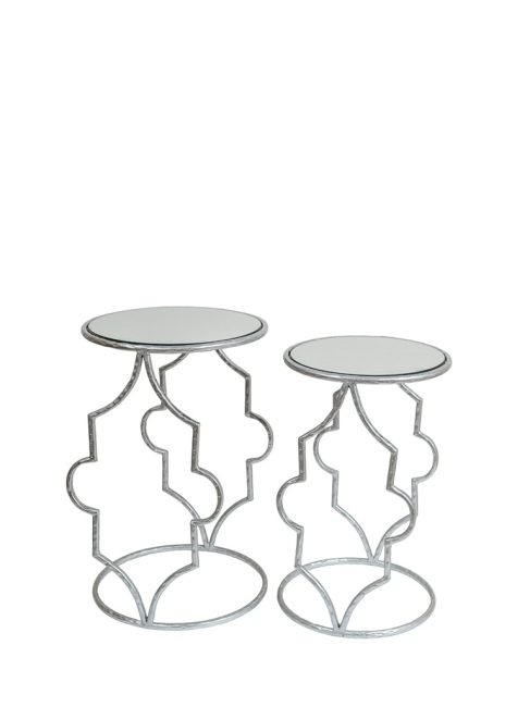 ΜΕΤΑΛΛΙΚΑ ΤΡΑΠΕΖΙΑ ΣΕΤ 2 ΑΣΗΜΙ ΜΕ ΤΖΑΜΙ ΚΑΘΡΕΠΤΗ 36Χ56ΕΚ 32Χ51ΕΚ