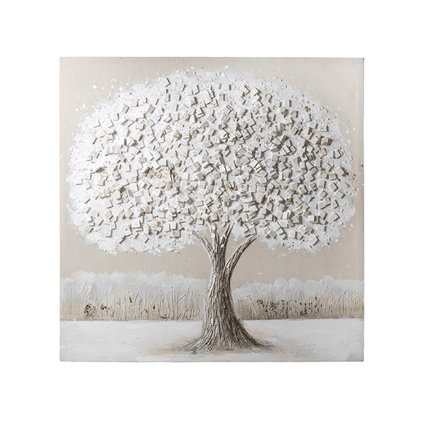 ΠΙΝΑΚΑΣ ΔΕΝΤΡΟ ΚΑΦΕ - ΛΕΥΚΟ 100x3x100cm