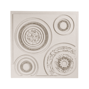 ΠΙΝΑΚΑΣ ΚΥΚΛΟΙ ΜΠΕΖ - ΧΡΥΣΟΣ 80x3x80cm