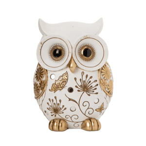 ΚΟΥΚΟΥΒΑΓΙΑ ΛΕΥΚΟ-ΧΡΥΣΟ 12.5x9.5x17.5cm