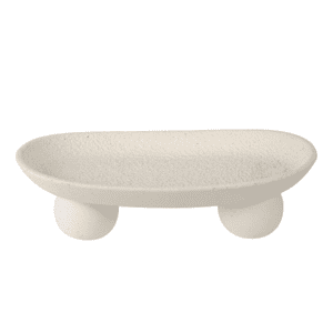 ΔΙΑΚΟΣΜΗΤΙΚΗ ΠΙΑΤΕΛΑ ΠΟΡΣΕΛΑΝΙΝΗ ΛΕΥΚΗ 29.3x15x7.8cm