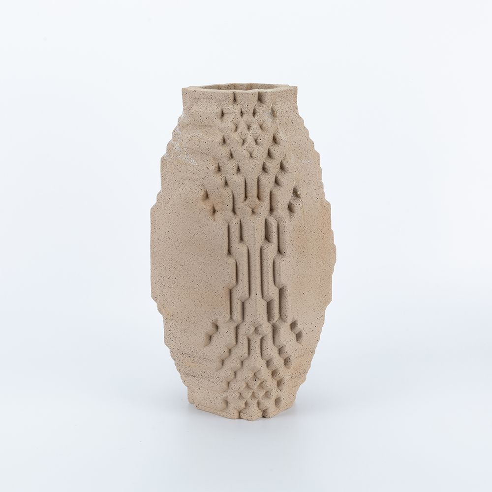 ΒΑΖΟ ΠΟΛΥΡΕΖΙΝ ΚΑΦΕ ΑΝΑΓΛΥΦΟ 19x18x36.5cm