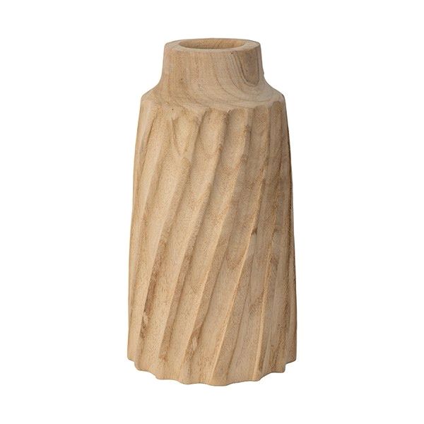 ΒΑΖΟ ΞΥΛΙΝΟ ΛΕΥΚΟ 15.5x15.5x28cm
